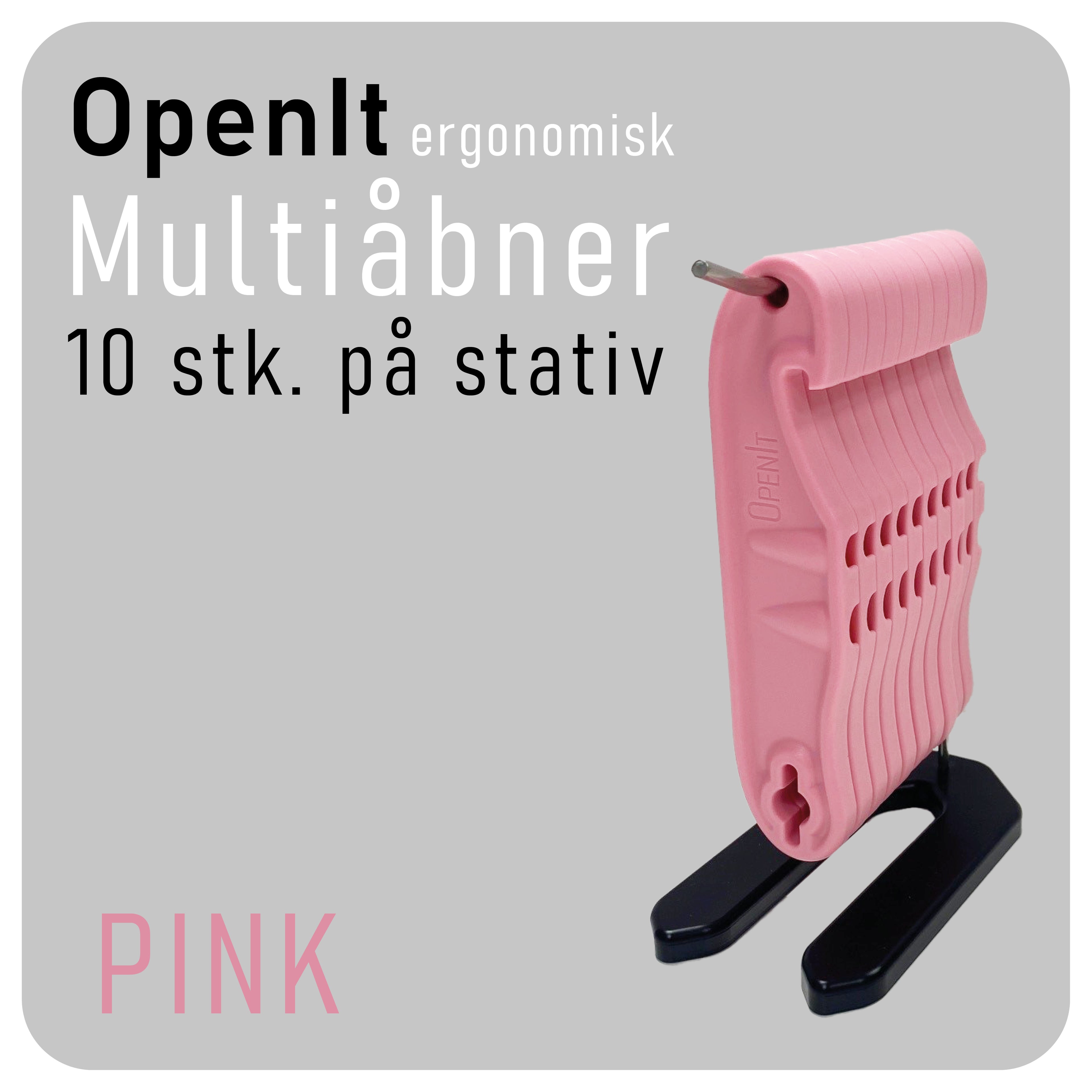 OpenIt (10 stk.) + bordstativ