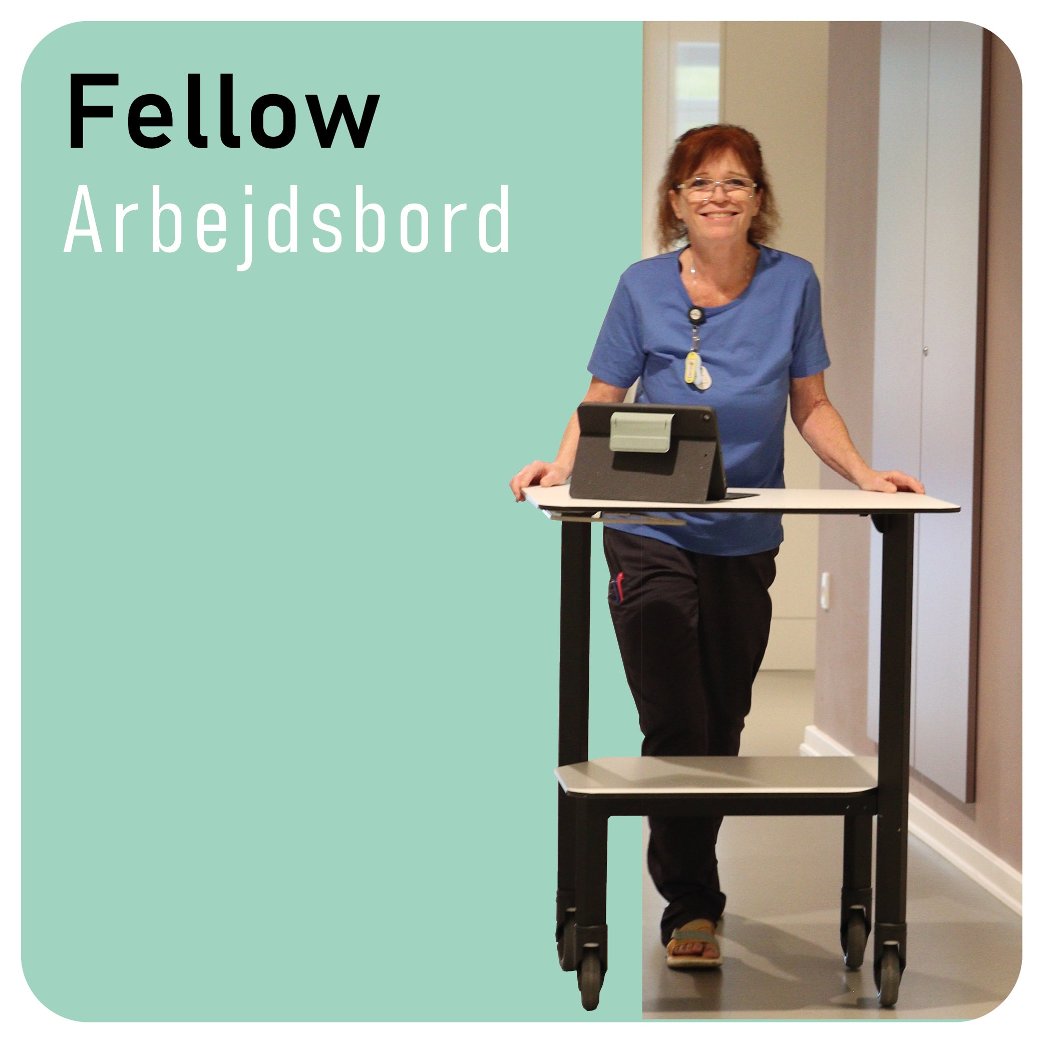 Fellow - Lydvenligt, praktisk og rummeligt arbejdsbord