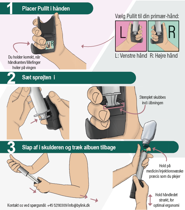 Pullit - ergonomisk sprøjteoptræk (pakke m. 5 stk.)
