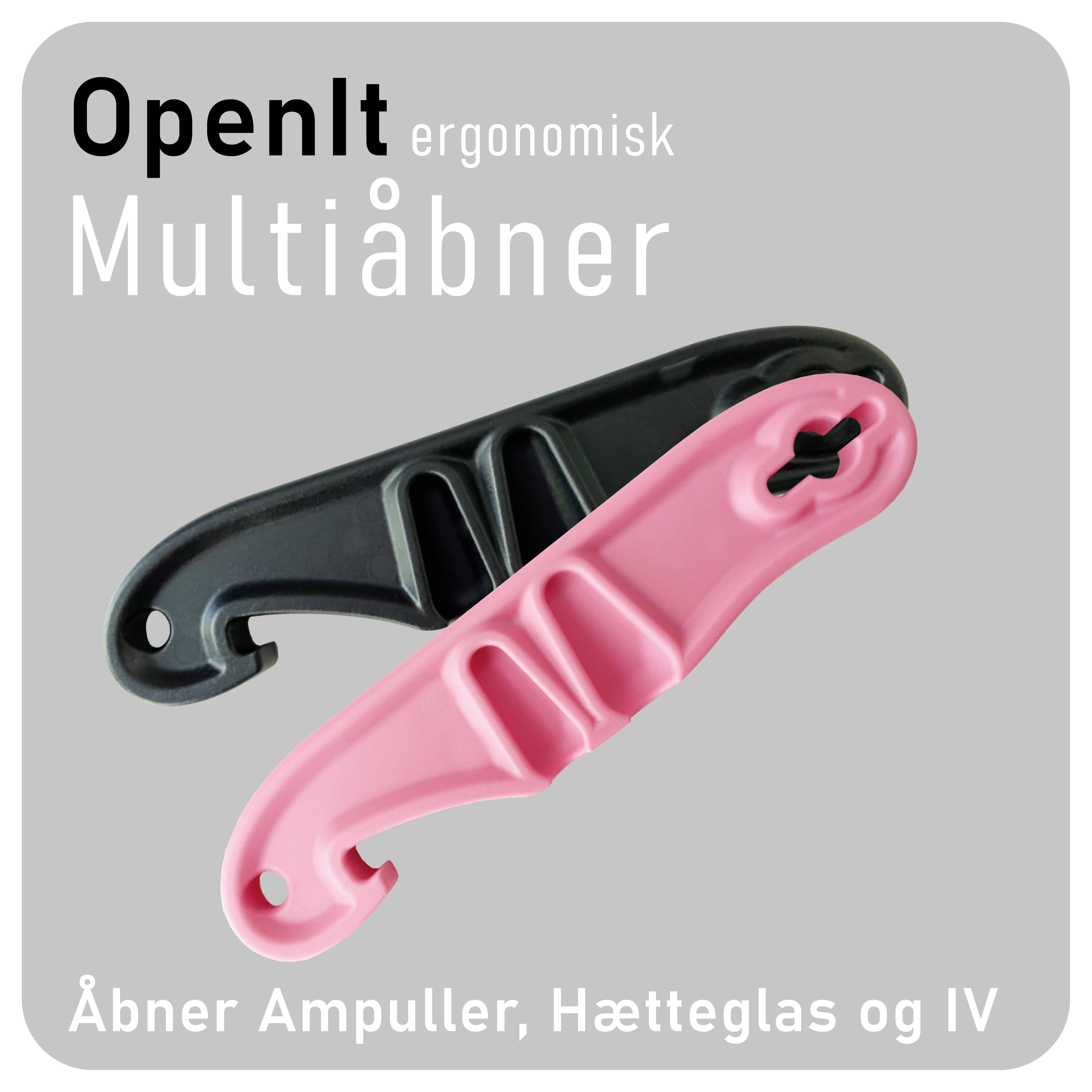 OpenIt - Multiværktøj til ampuller, hætteglas og IV