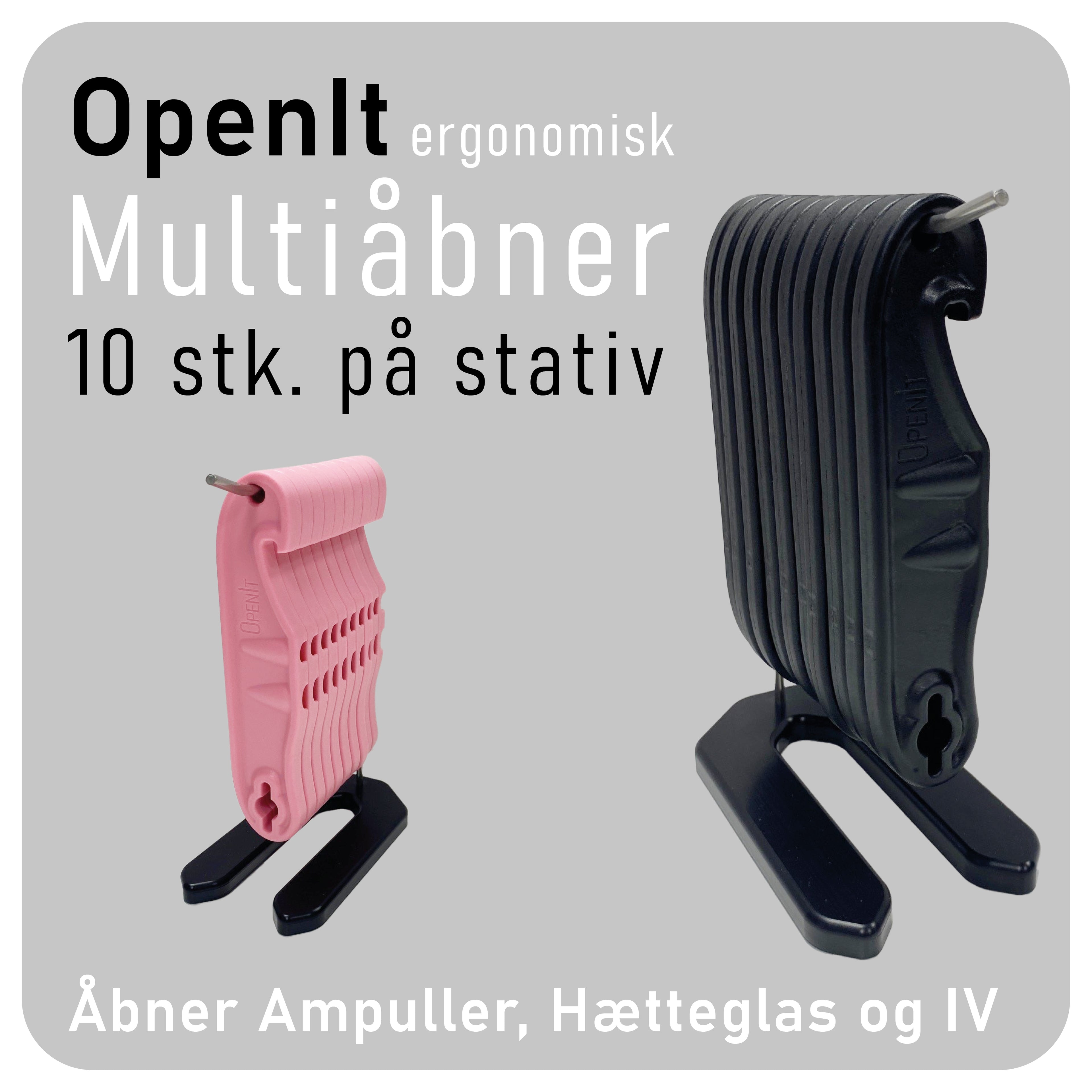 OpenIt (10 stk.) + bordstativ