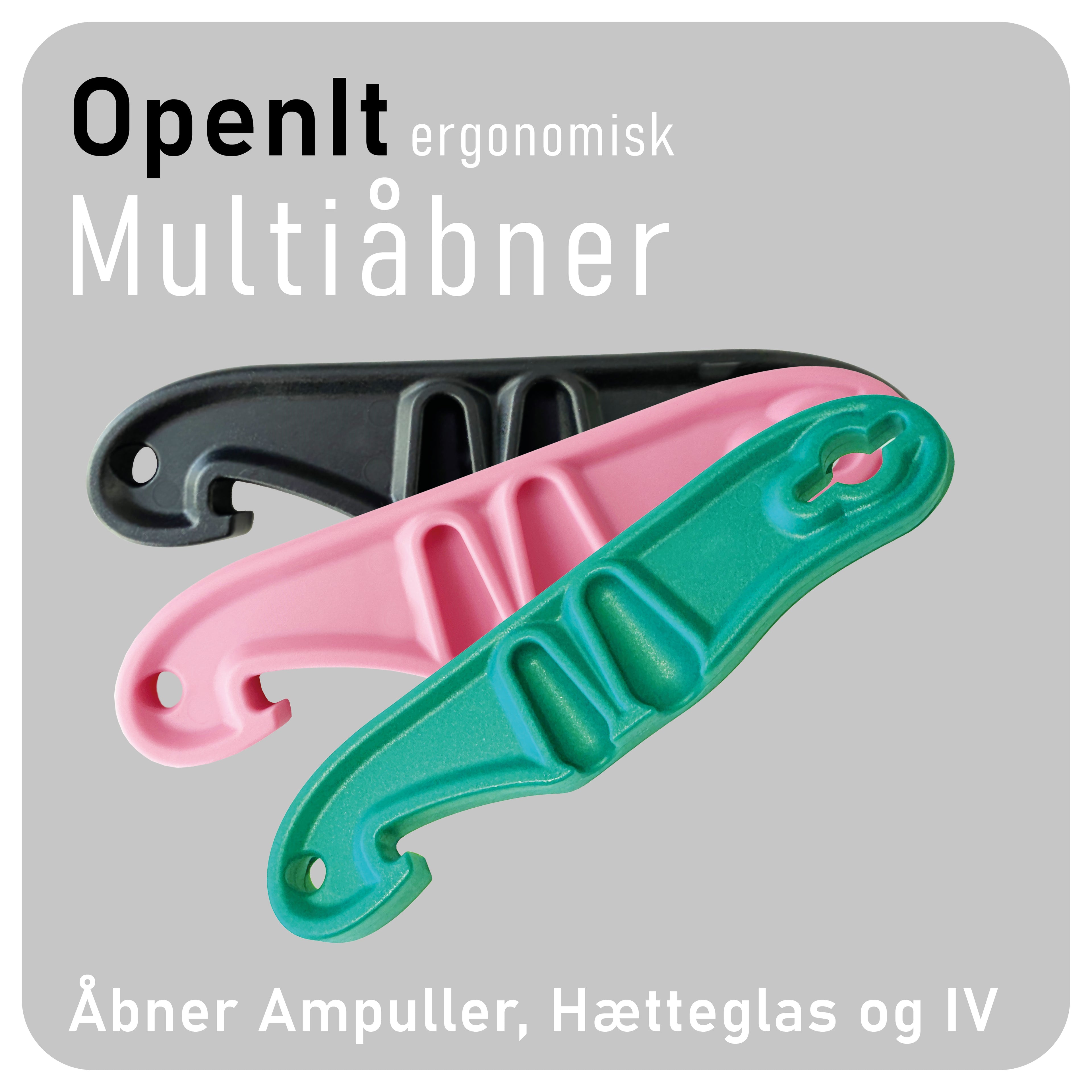OpenIt - Multiværktøj til ampuller, hætteglas og IV