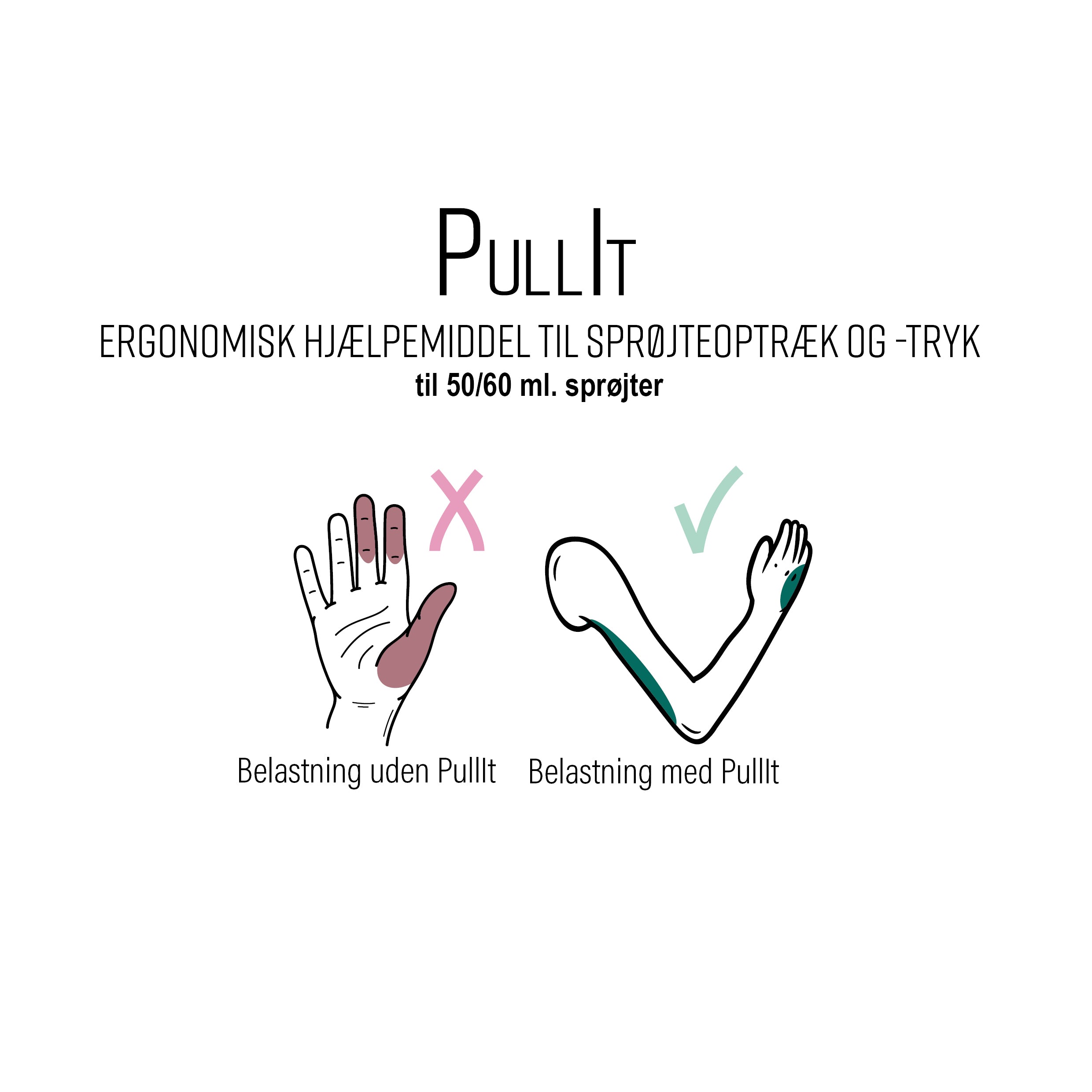 Pullit - ergonomisk sprøjteoptræk (pakke m. 2 stk.)