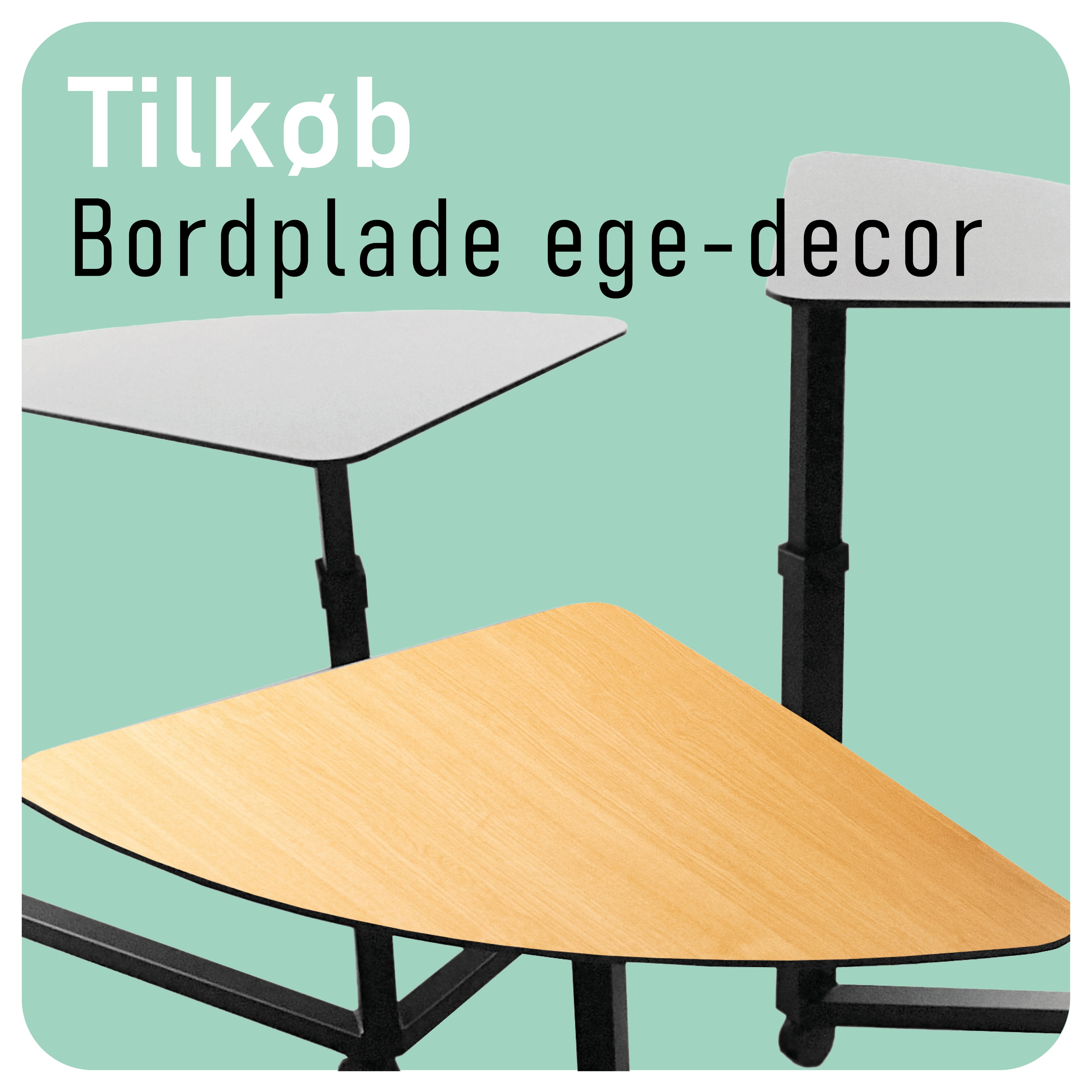 Bordplade til Roomie i Ege decor