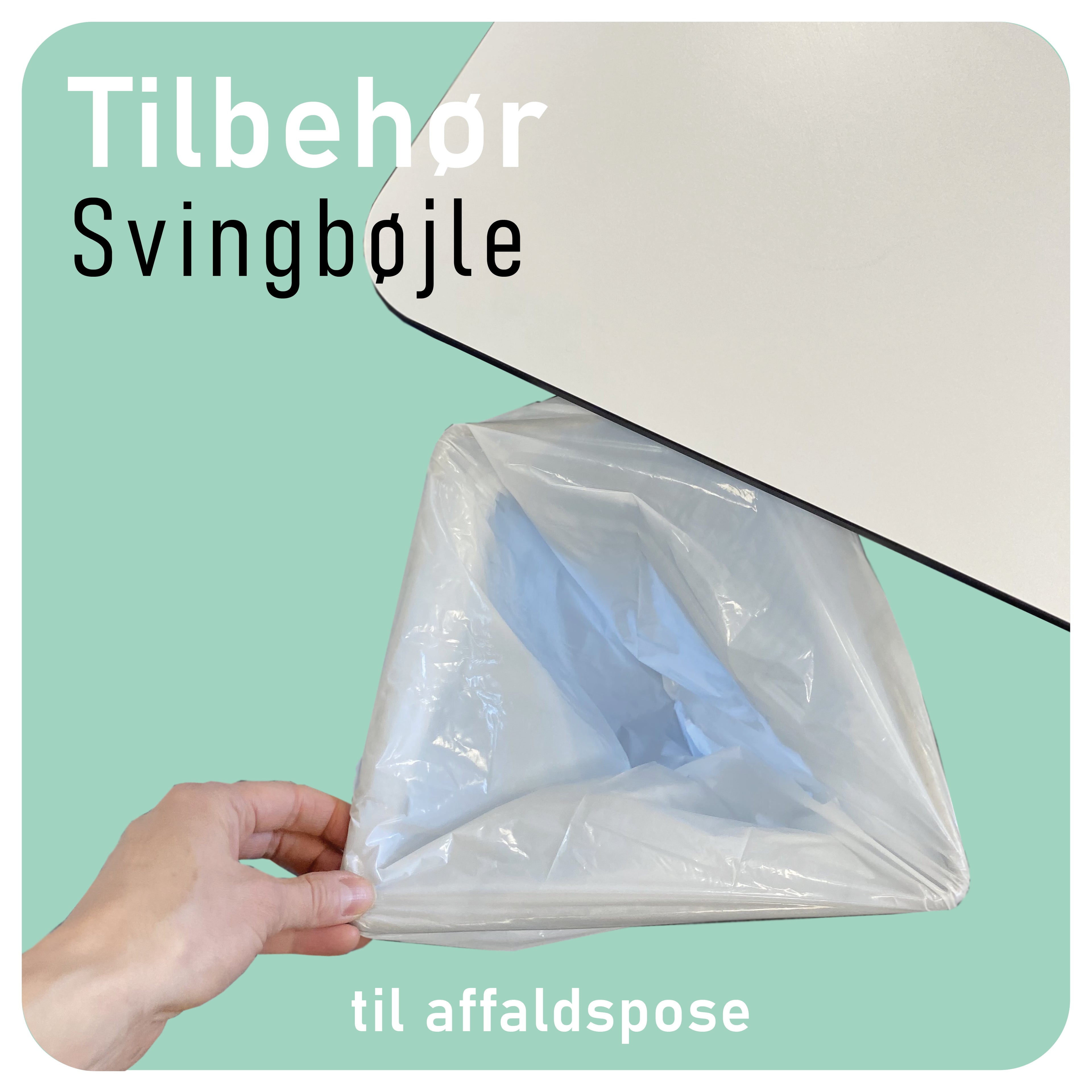 Svingbøjle - til affaldspose & opbevaringsbakke/lommer