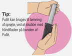 Pullit - ergonomisk sprøjteoptræk (pakke m. 5 stk.)